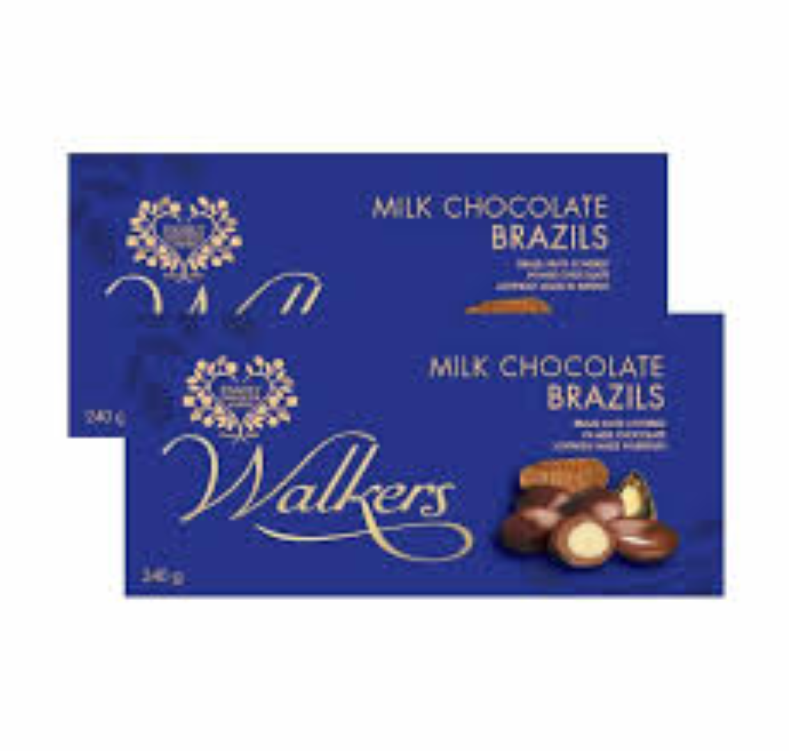 WALKERS MILK CHOCOLATE BRAZIL 240G